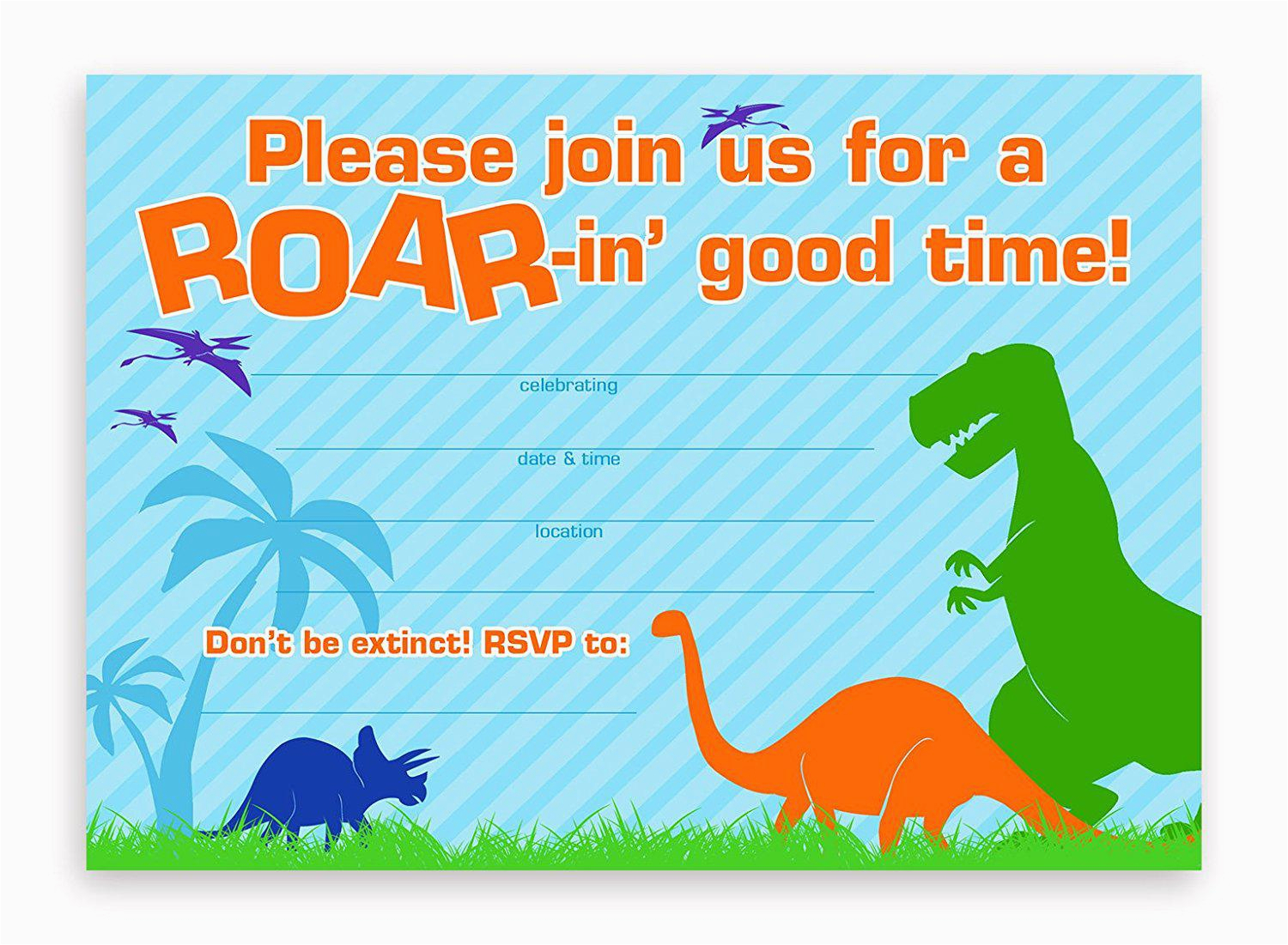Dinosaurs Birthday Invitations Printable 17 Dinosaur Birthday Invitations How to Sample Templates