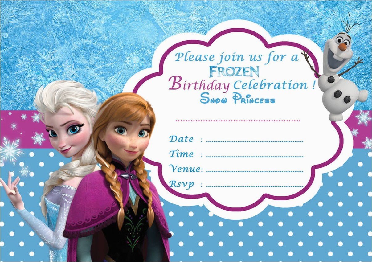 Disney Frozen Birthday Invitation Templates Frozen Free Printable Invitation Templates