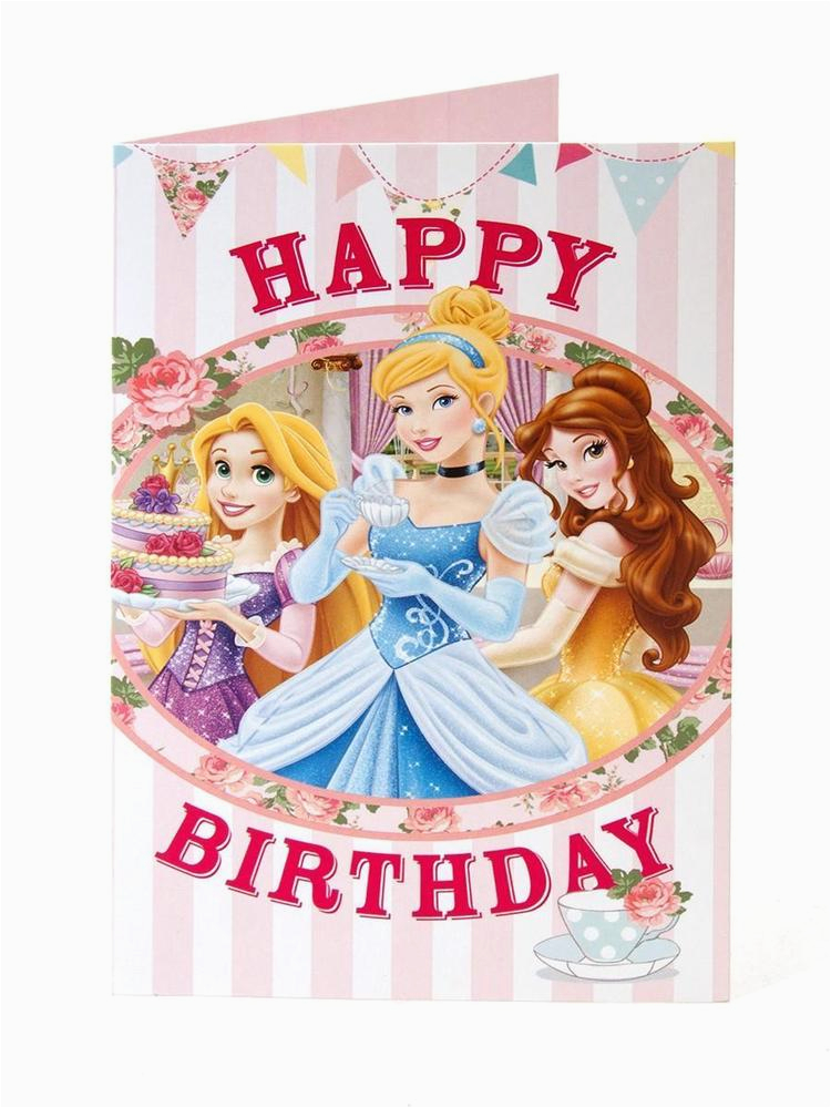 Disney Princess Happy Birthday Card Disney Princess Happy Birthday Card Age Girl Daughter