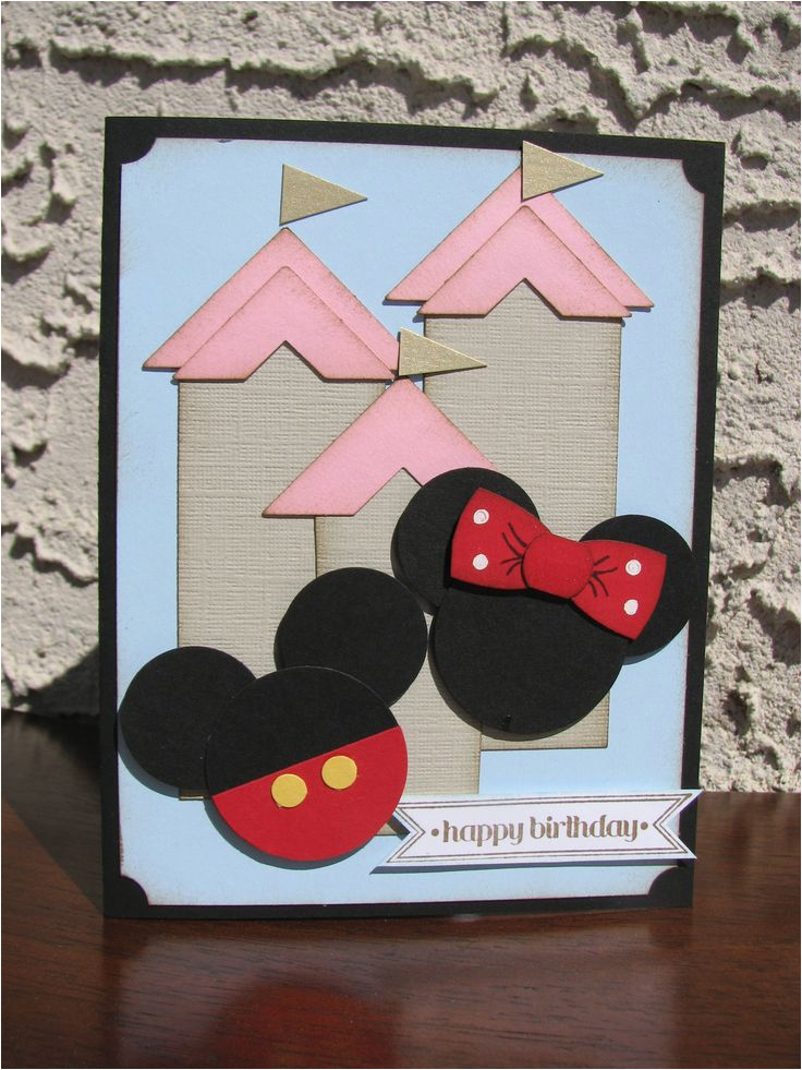 Disney themed Birthday Cards Kt Hom Designs Pin It Friday Favs Mickey and Minnie