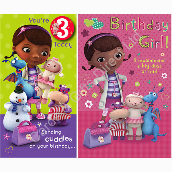 Doc Mcstuffins Birthday Card Disney Junior Doc Mcstuffins Birthday Greeting Card Doctor