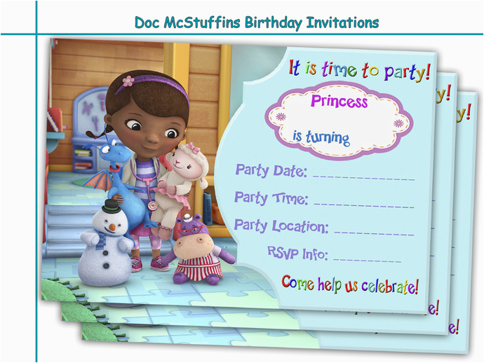 Doc Mcstuffins Birthday Cards Amazing Doc Mcstuffins Birthday Holidaypartystar