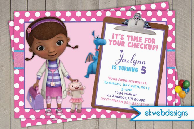 Dr Mcstuffins Birthday Invitations Doc Mcstuffins Birthday Invitations Doctor Mcstuffins