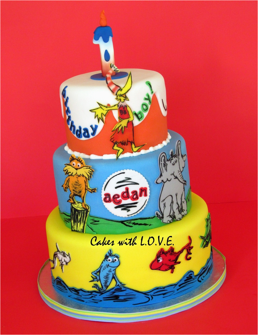 Dr Seuss Birthday Cake Decorations Dr Seuss Cake Cakecentral Com