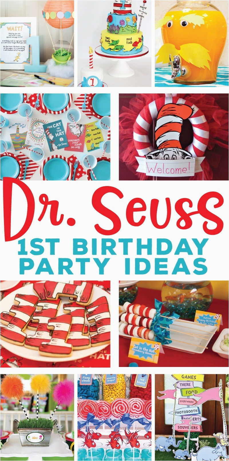 Dr Seuss First Birthday Decorations the Best Dr Seuss 1st Birthday Party Ideas On Love the Day