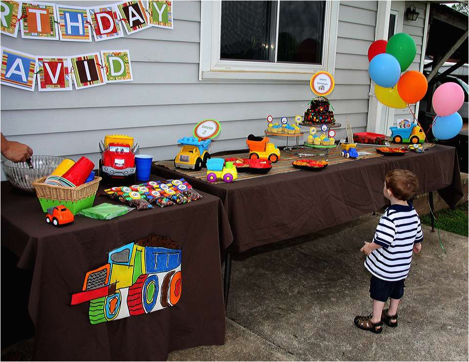 Dump Truck Birthday Party Decorations Dump Truck Birthday Quot David 39 S Truck Birthday Quot Catch My