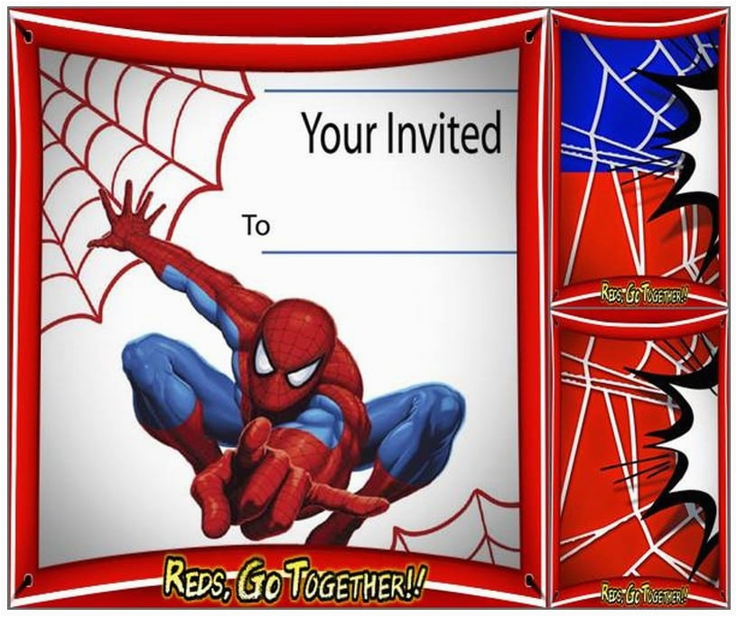 Spiderman Birthday Invitations Templates Free