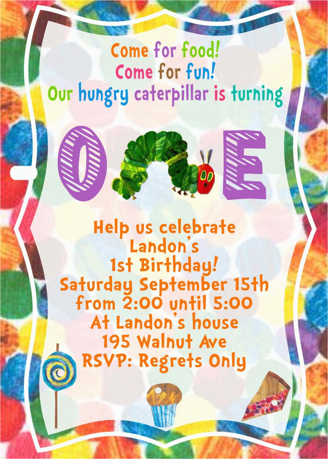 Eric Carle Birthday Invitations Unavailable Listing On Etsy