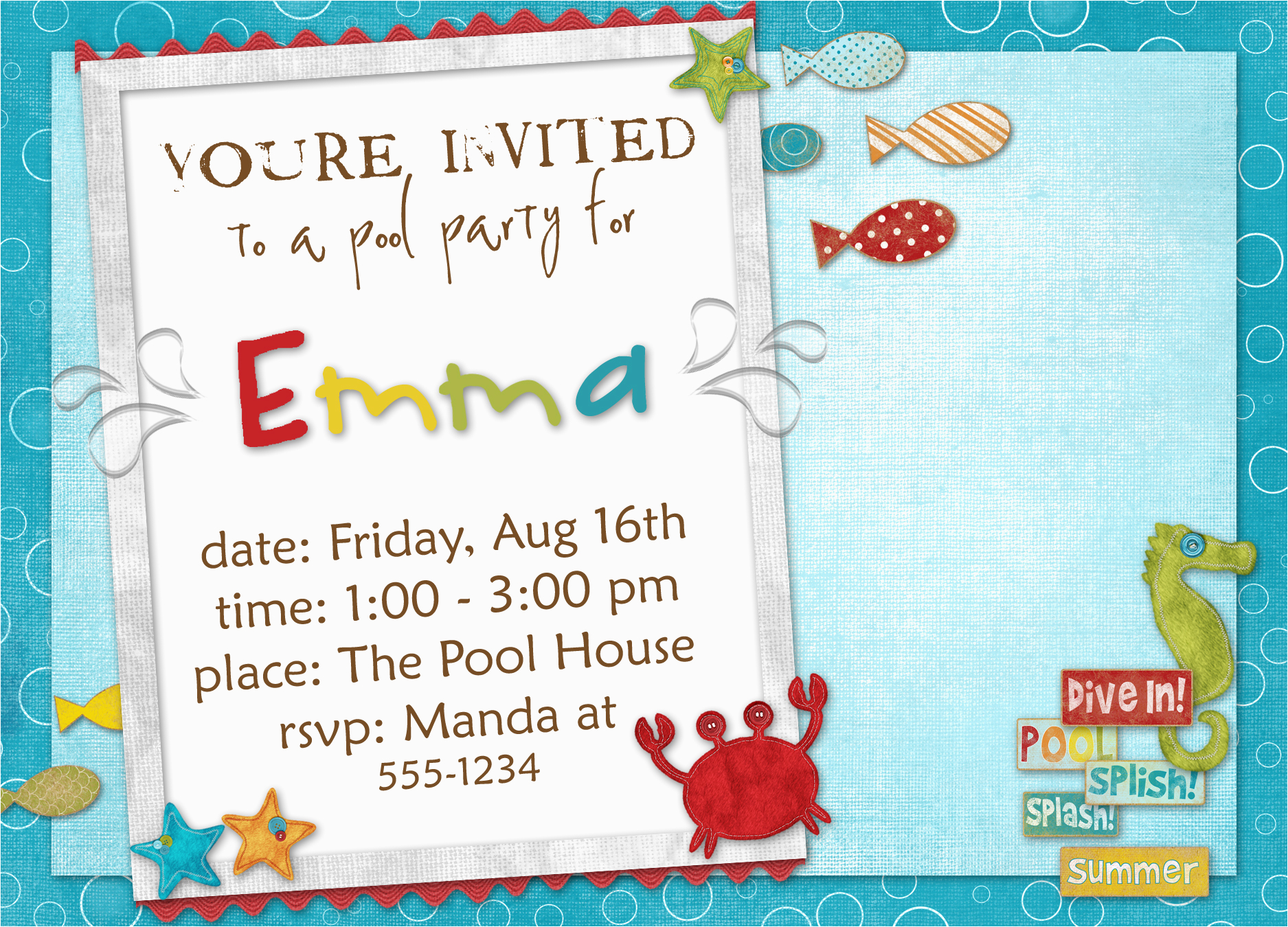 Example Of A Birthday Invitation Birthday Invitation Templates Bagvania Free Printable