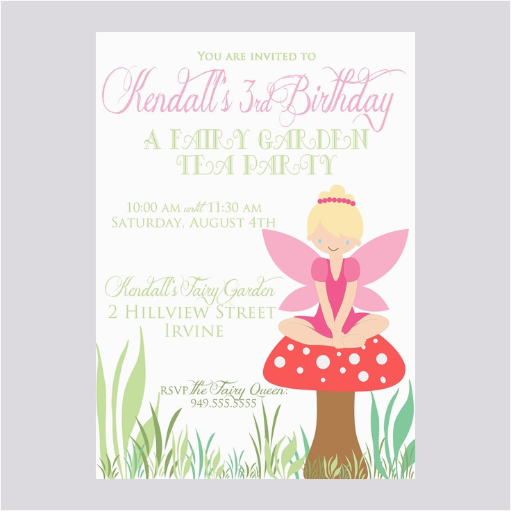 Fairy themed Birthday Invitation Best 25 Fairy Party Invitations Ideas that You Will Like