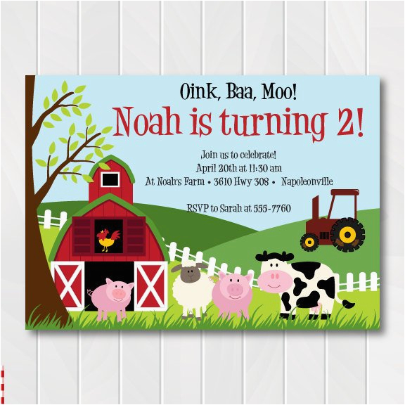 Farm First Birthday Invitations Farm Animals Invitation Farm Birthday First Birthday Invite Farm First Birthday Invitations Farm Animals Invitation Farm Birthday First Birthday Invite