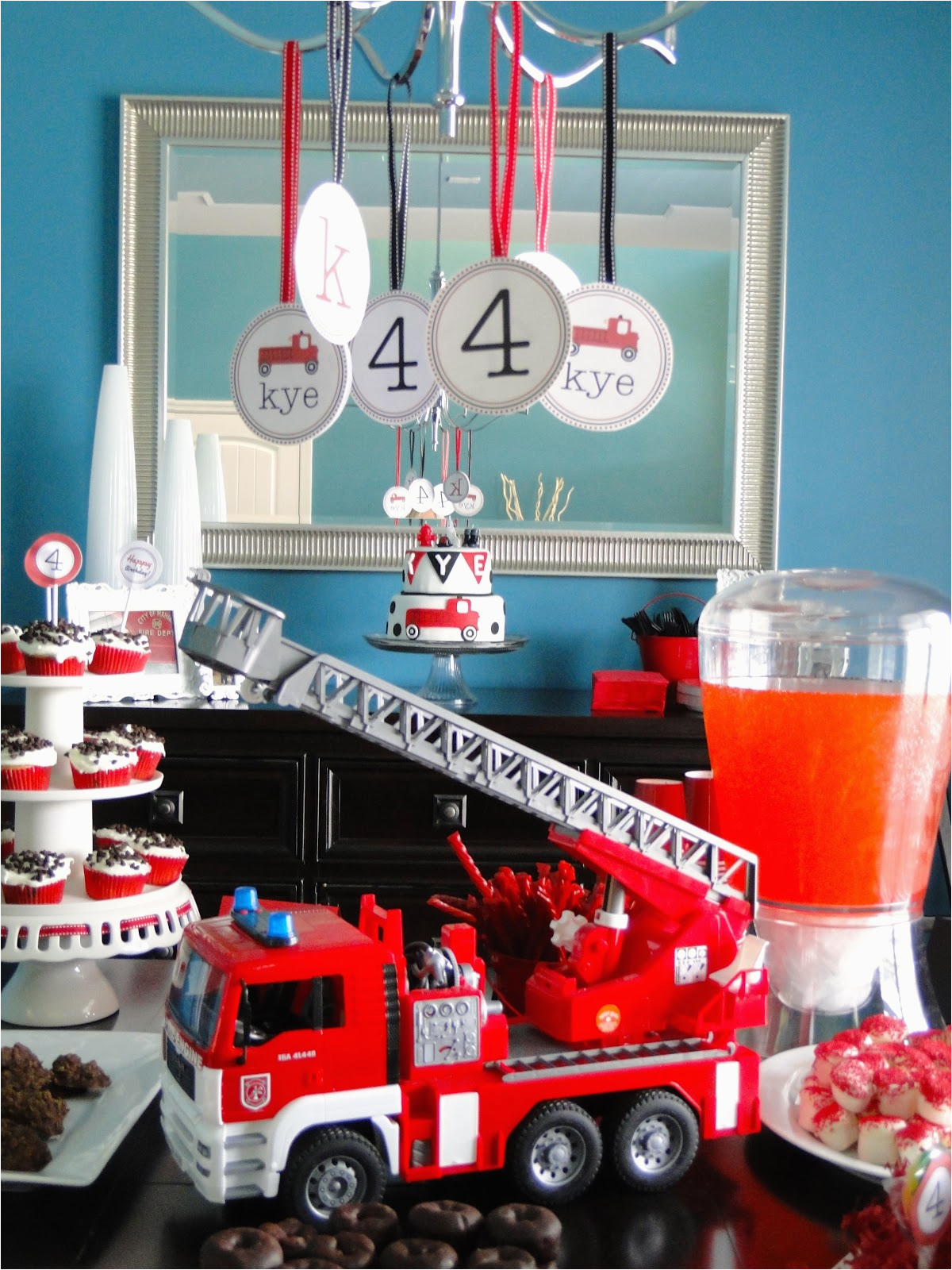 Fire Truck Birthday Party Decorations the Journey Of Parenthood Firetruck Party Decorations