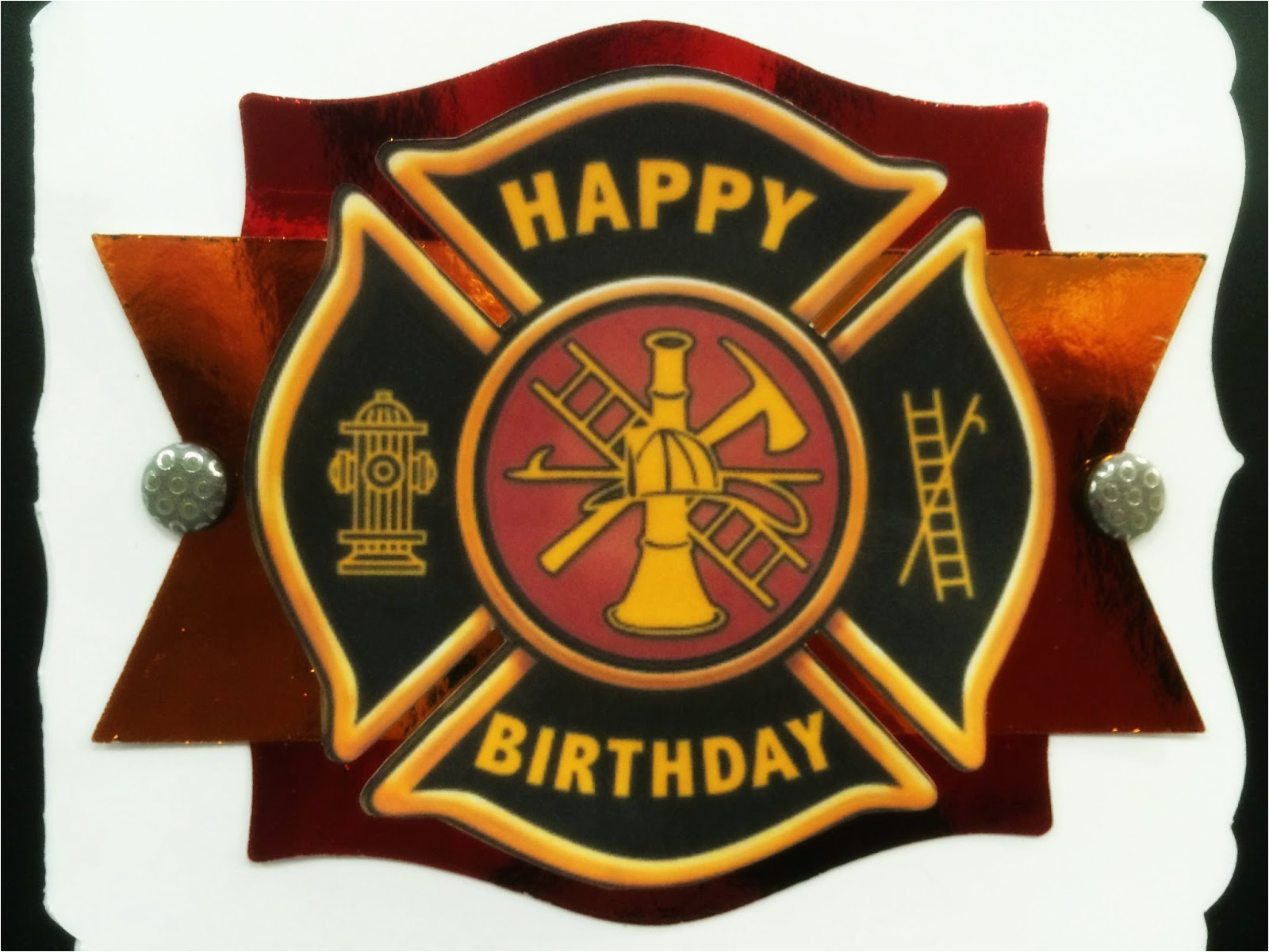 Fireman Birthday Cards Firefighter Birthday Card Ken 39 S Kreations