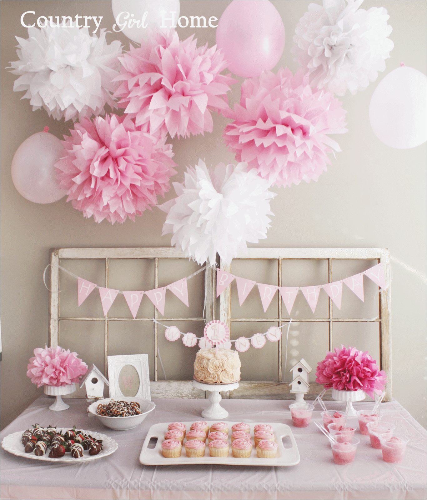 First Birthday Decorations for Girls Country Girl Home 1st Birthday