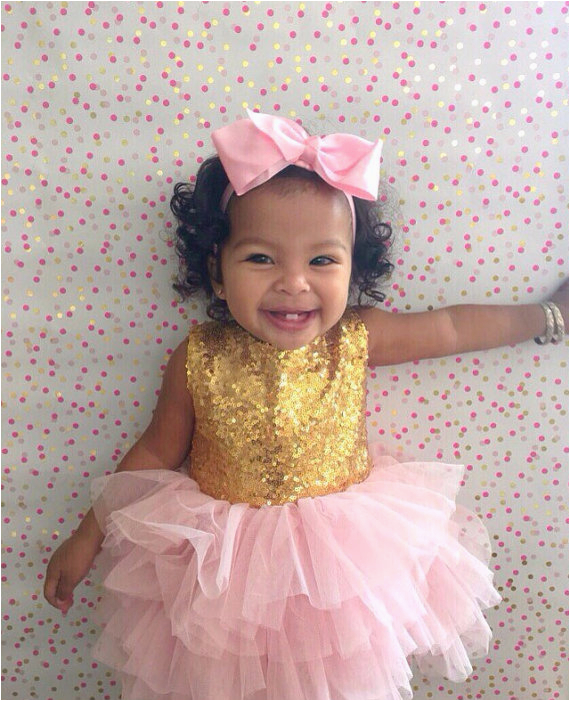 First Birthday Dresses for Baby Girls First Birthday Girl Outfit 1st Birthday Dress Pink