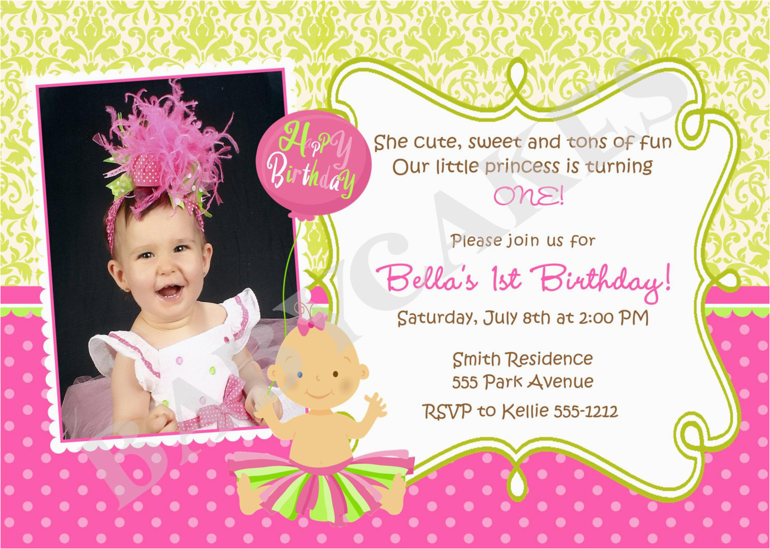 First Year Birthday Invitation Quotes Quotes for 1st Birthday Invitations Quotesgram