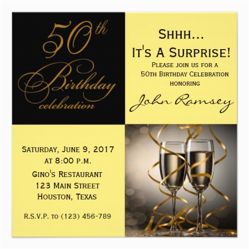 Free 50th Birthday Invitations Surprise 50th Birthday Party Invitations Wording Free