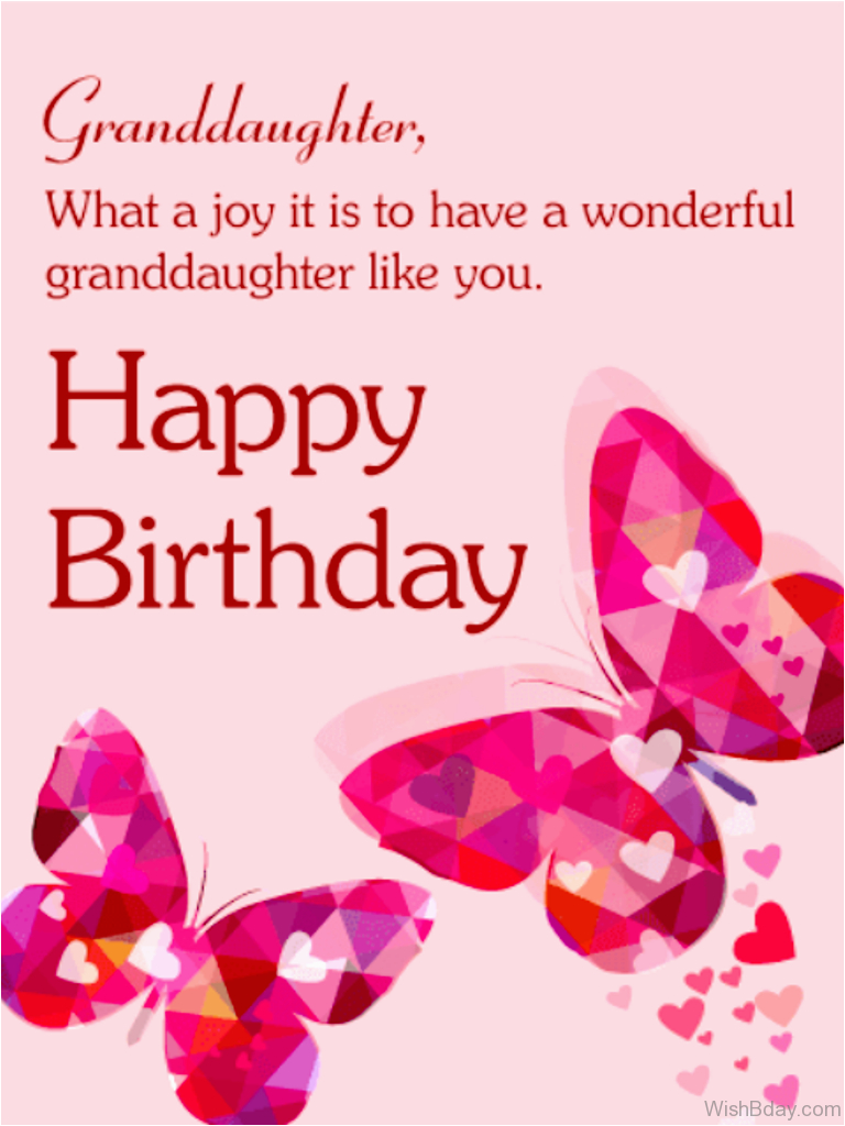Free Birthday Greeting Cards for Granddaughter 36 butterfly Birthday Wishes