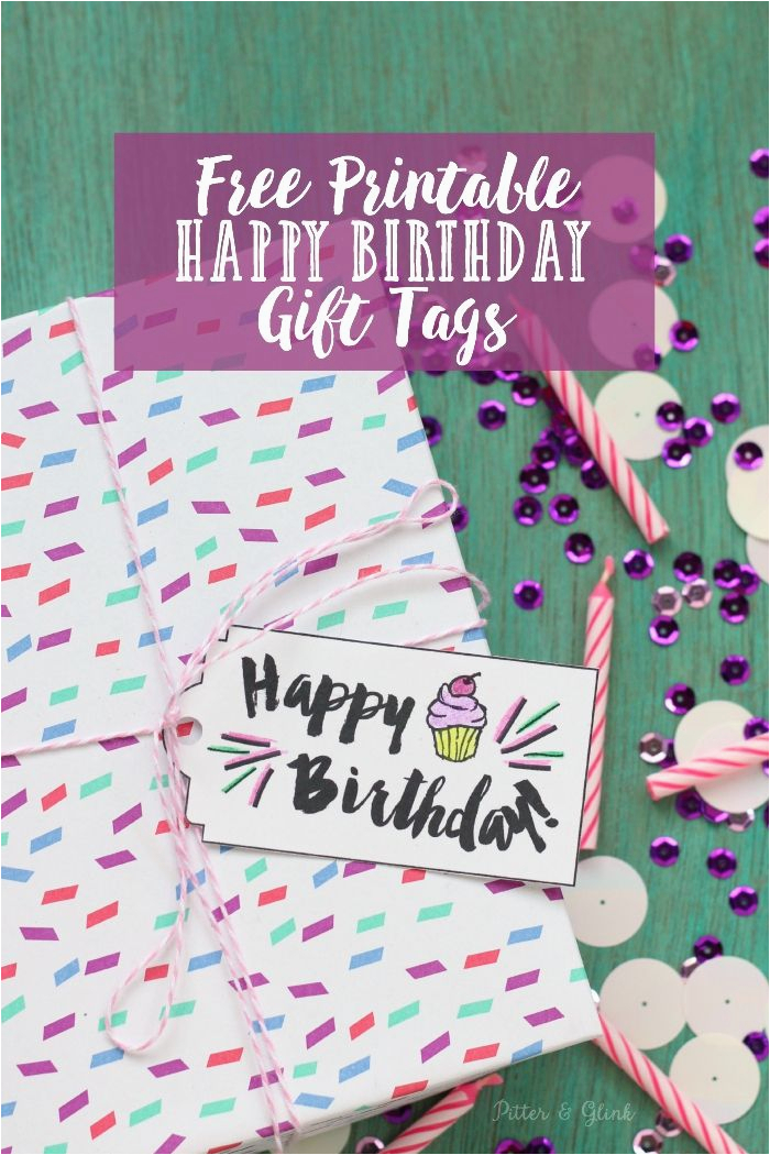 Free E Birthday Cards for Adults Free Printable Happy Birthday Gift Tags Download the Tag