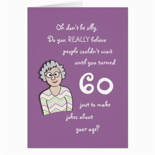 Free E Cards 60th Birthday Funny 60th Birthday for Her Funny Card Zazzle