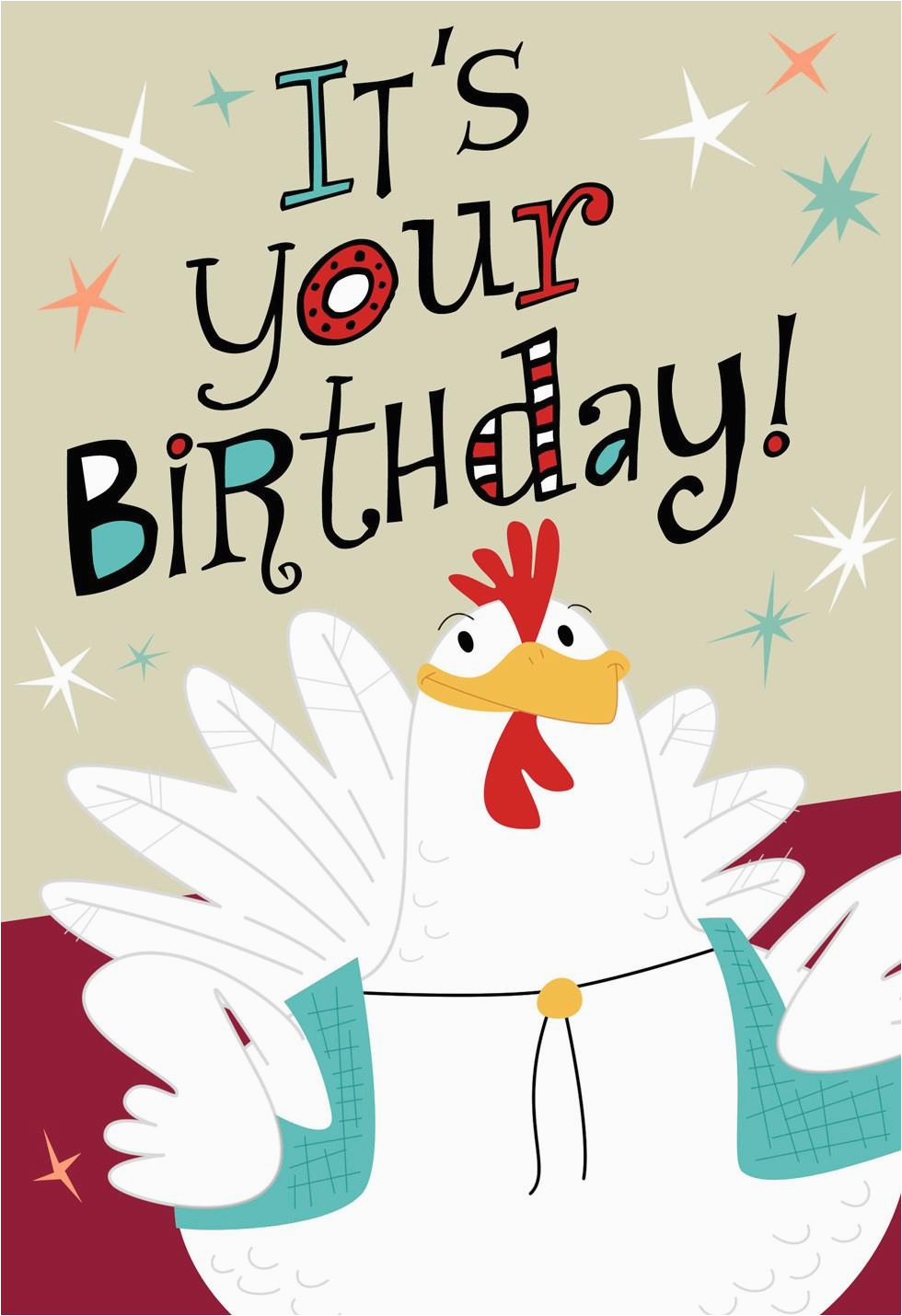 Free Ecard Birthday Cards Hallmark Chicken and Accordion Musical
