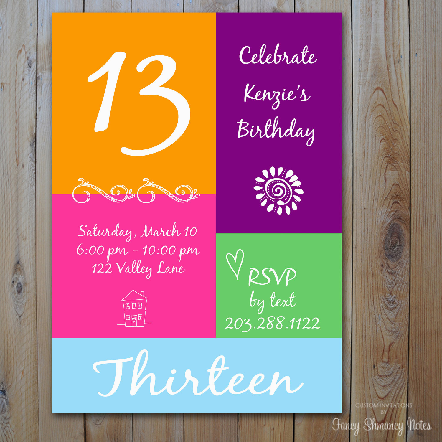 Free Printable 13th Birthday Party Invitations 13th Birthday Party Invitation Ideas Bagvania Free