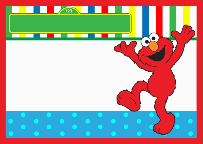 Free Printable Elmo Birthday Invitations Template Start Your Party with Sesame Street Birthday Invitations