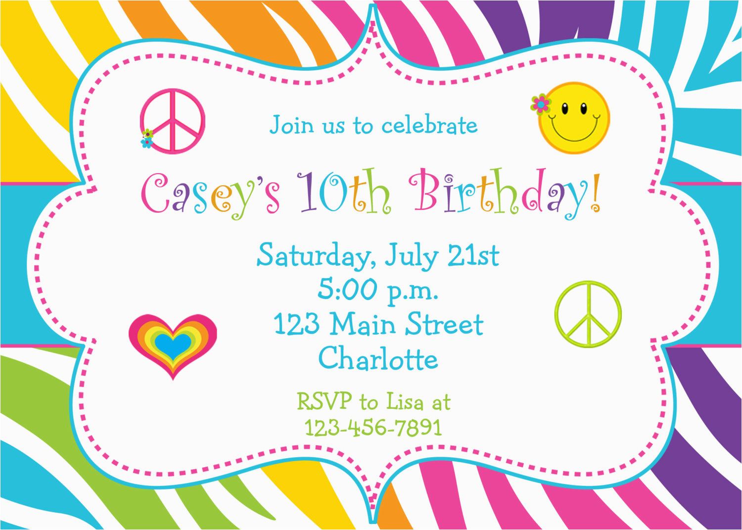Free Printable Invitations Birthday Party 5 Images Several Different Birthday Invitation Maker