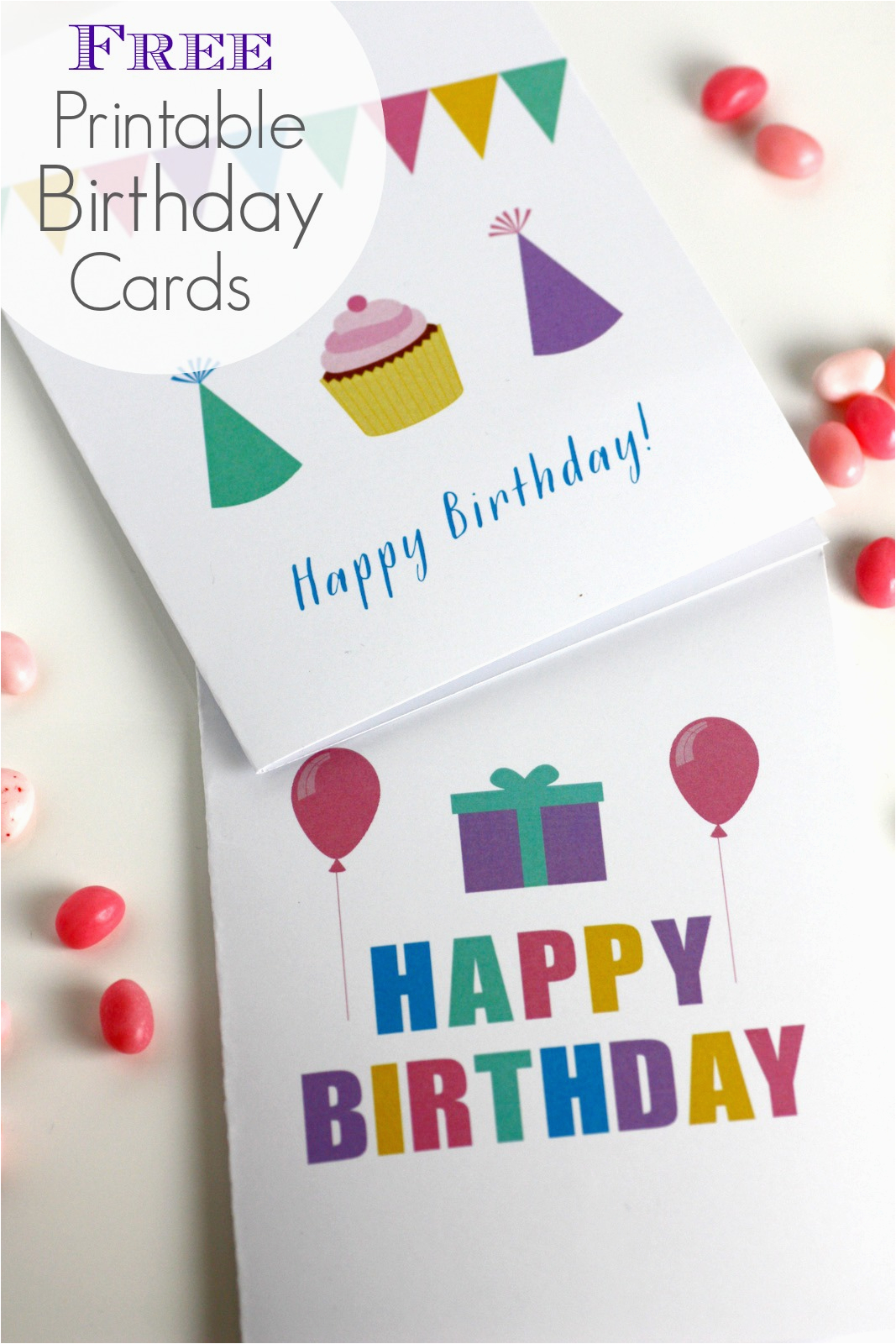 Free Printable Kid Birthday Cards Free Printable Blank Birthday Cards Catch My Party