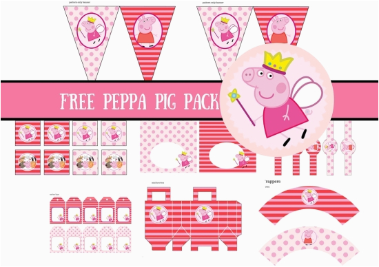 Free Printable Peppa Pig Birthday Invitations Free Princess Peppa Pig Printable Birthday Party Ideas