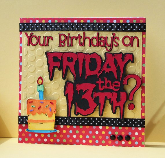 Friday the 13th Birthday Cards Unavailable Listing On Etsy