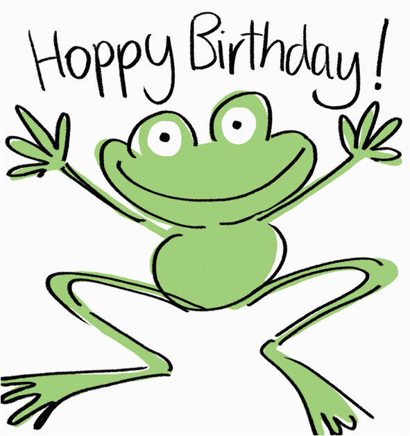 Free Printable Frog Birthday Cards