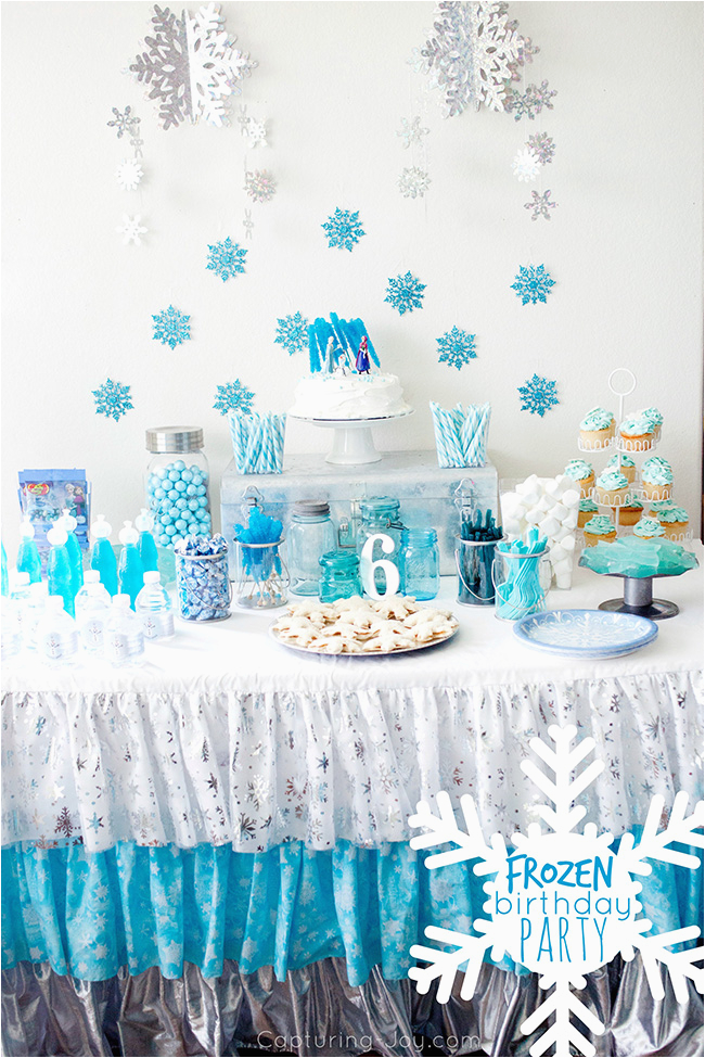 Frozen Decorations for Birthday Party Frozen Birthday Party Capturing Joy with Kristen Duke