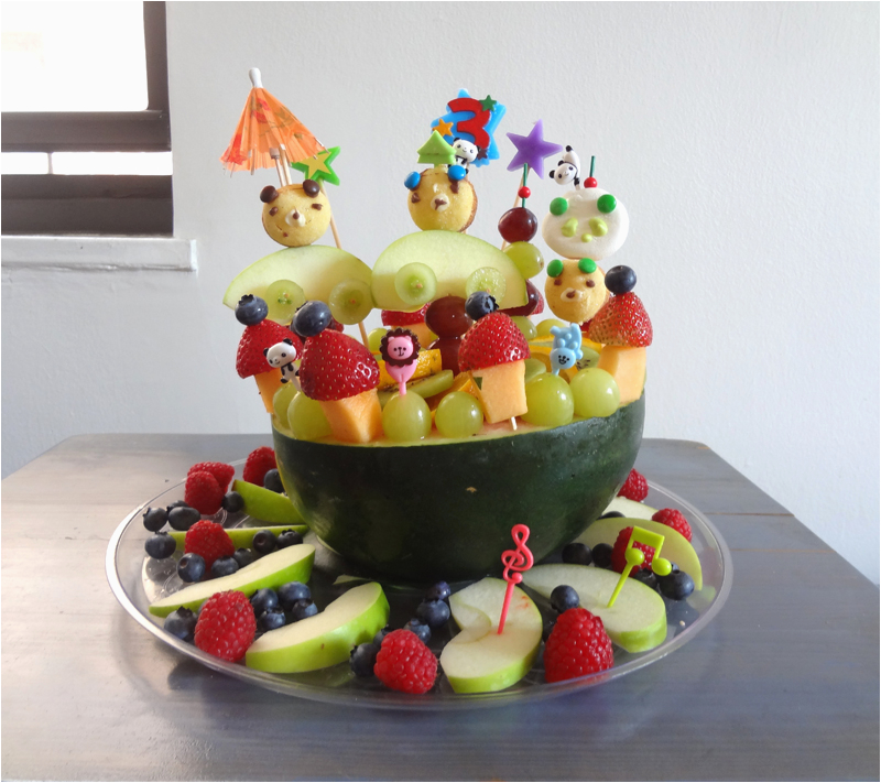 Fruit Decoration for Birthday Fruit Birthday Cake Working Mom 39 S Edible Art