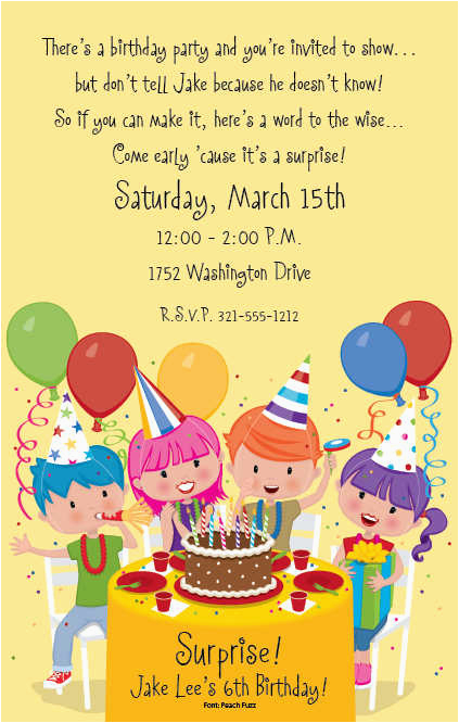 Fun Birthday Party Invitation Wording Birthday Invitation Wording Ideas