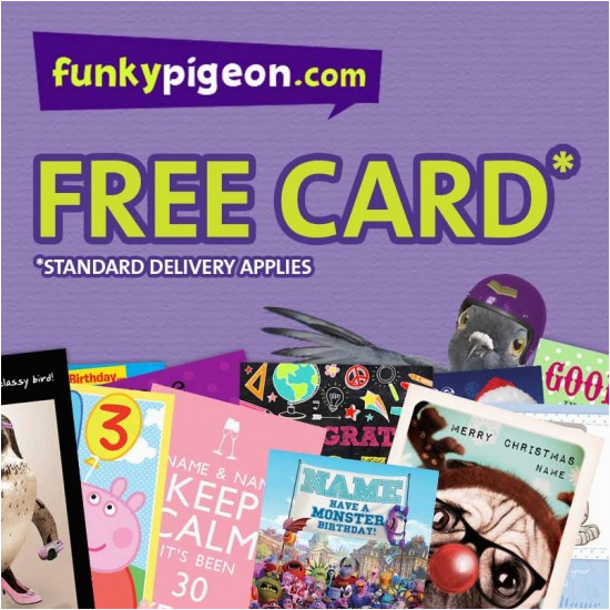 Funkypigeon.com Birthday Cards Coupon Free Funky Pigeon Card Worth 2 99 Miss Thrifty