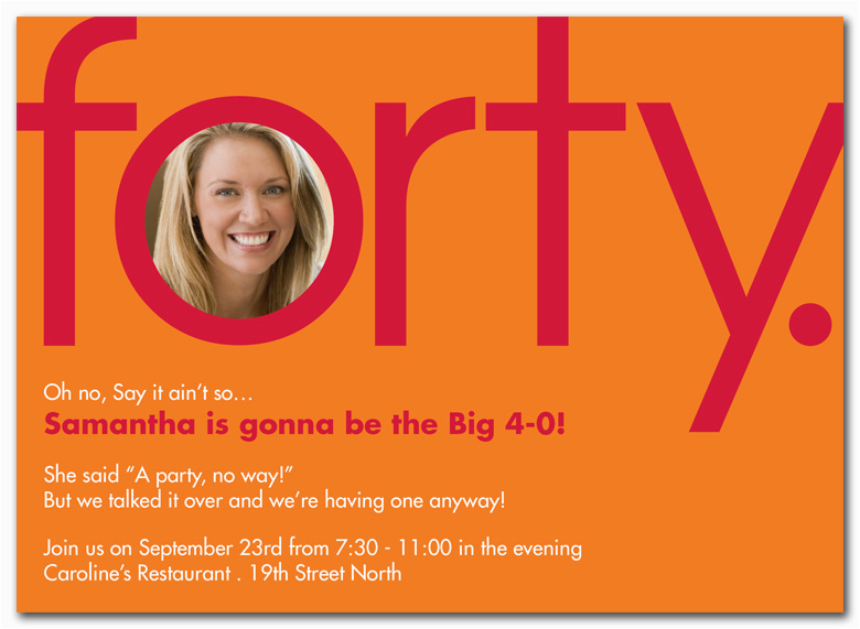 Funny 40th Birthday Invites Fun Birthday Party Invitations Templates Ideas Funny