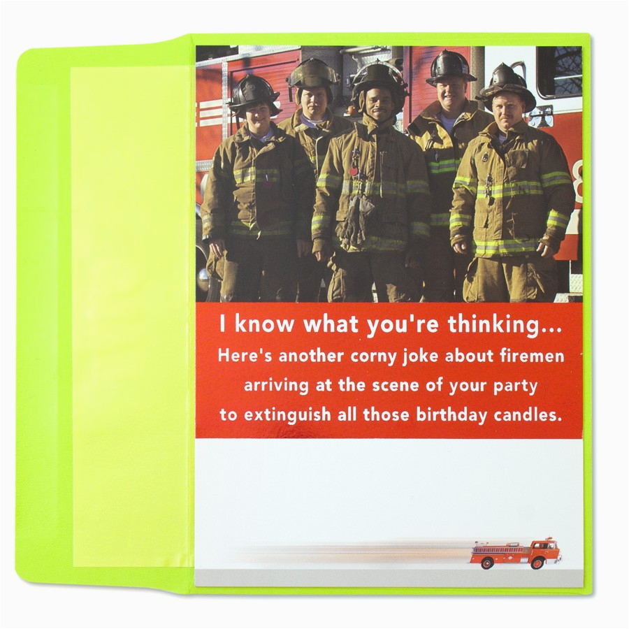 Funny Firefighter Birthday Cards Funny Firemen Funny Birthday Cards Papyrus