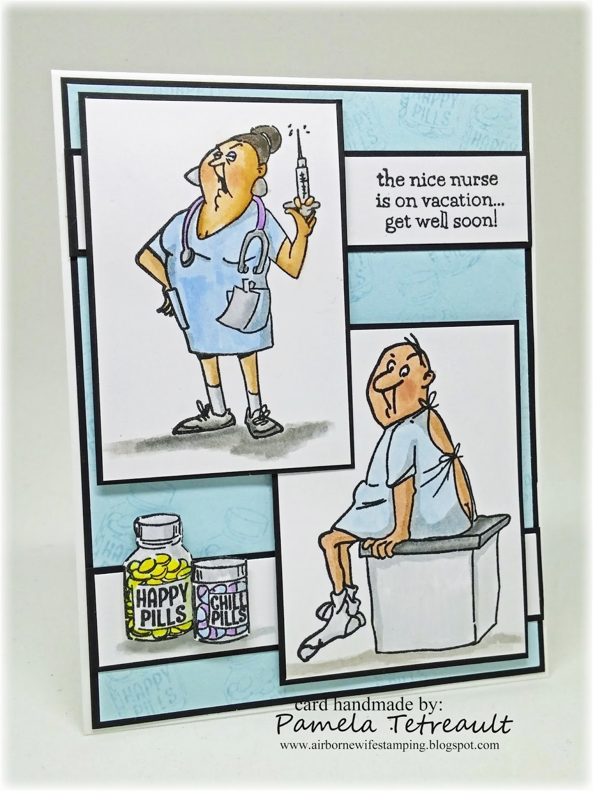 Funny Nurse Birthday Cards Airbornewife 39 S Stamping Spot Quot The 
