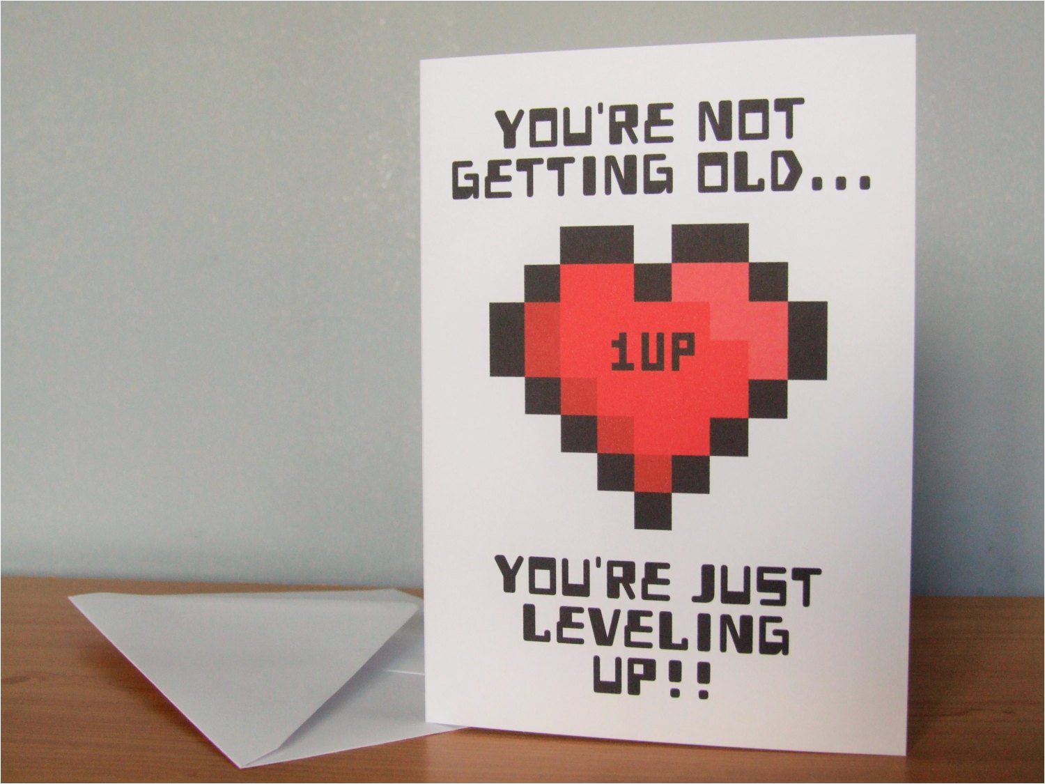 Gamer Birthday Cards Gamer Birthday Card Geeky Birthday Card You 39 Re Not