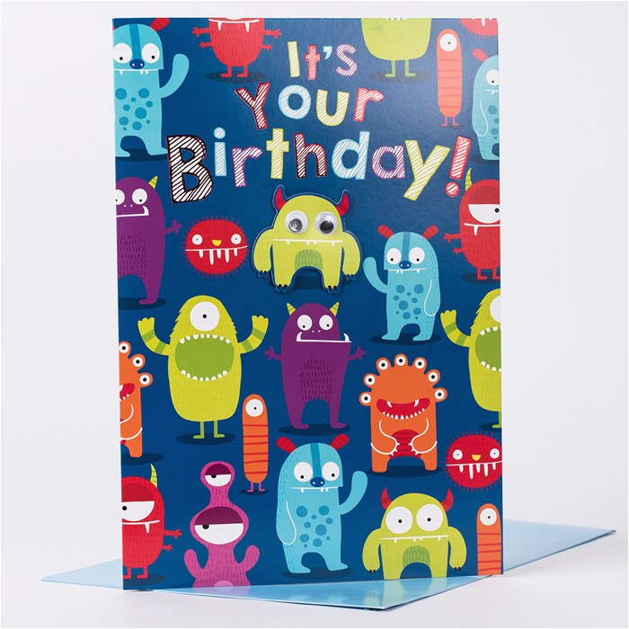 Giant Birthday Cards Uk Giant Birthday Card Monsters Only 99p
