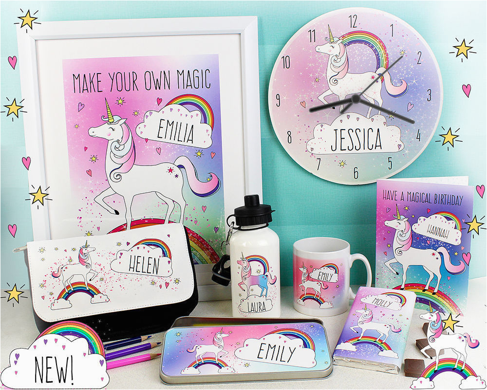 Gifts for A Girl On Her Birthday Personalised Unicorn Gifts for Her Birthday Christmas