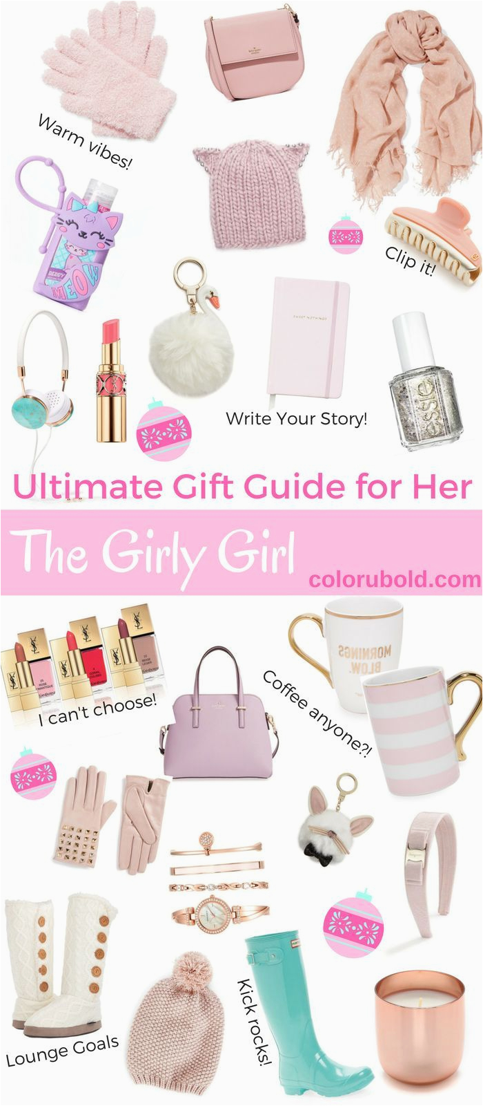 Gifts to Get A Girl for Her Birthday the Ultimate Gift Guide for the Girly Girl Girly Girls