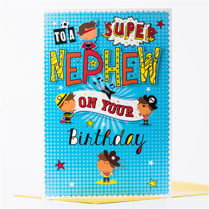 Gigantic Birthday Cards Giant Birthday Card Super Nephew Only 99p