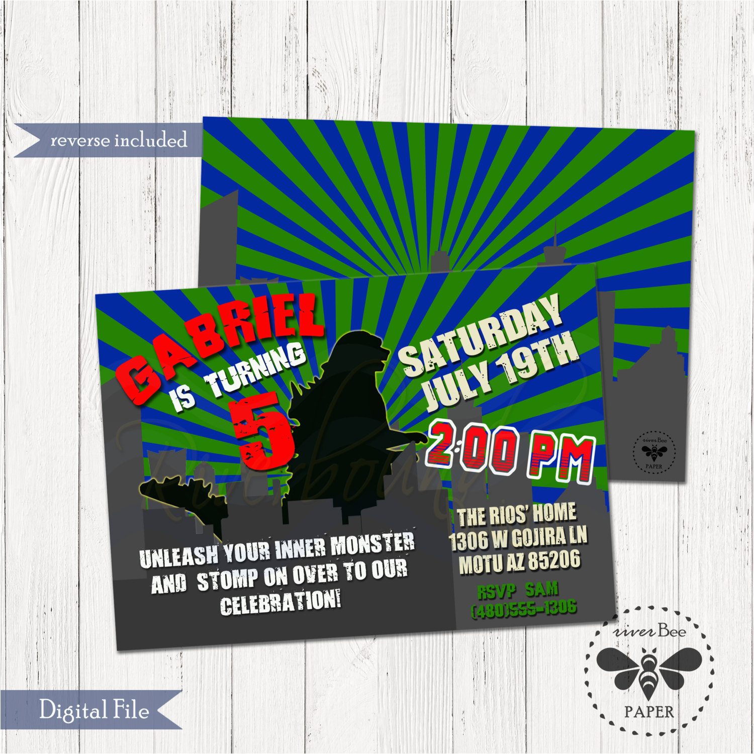 Godzilla Birthday Invitations Printable Godzilla Birthday Invitation Monster Invitation Godzilla Birthday Invitations Printable Godzilla Birthday Invitation Monster Invitation