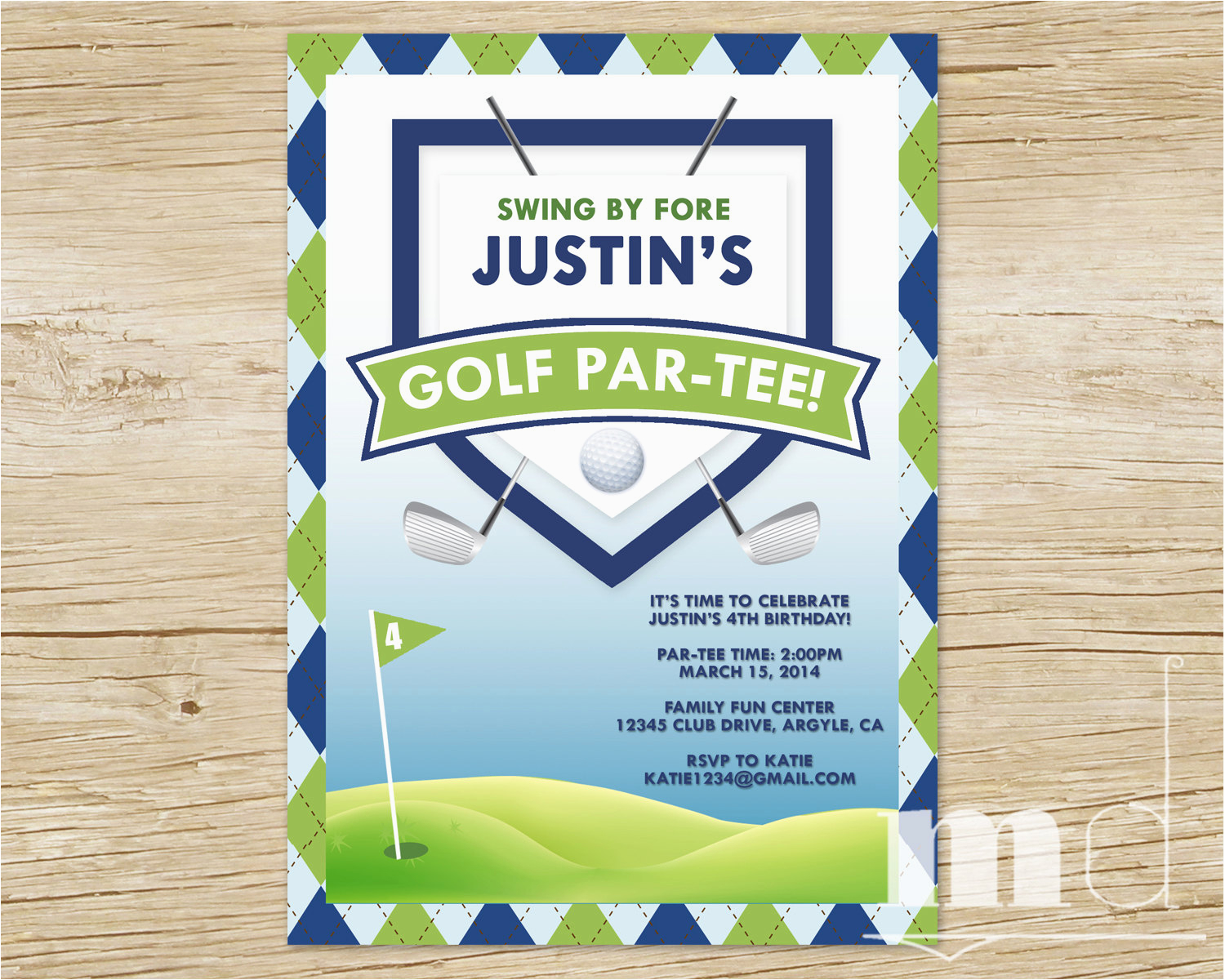 Golf themed Birthday Invitations Golf themed Birthday Invitations Ideas Bagvania Free