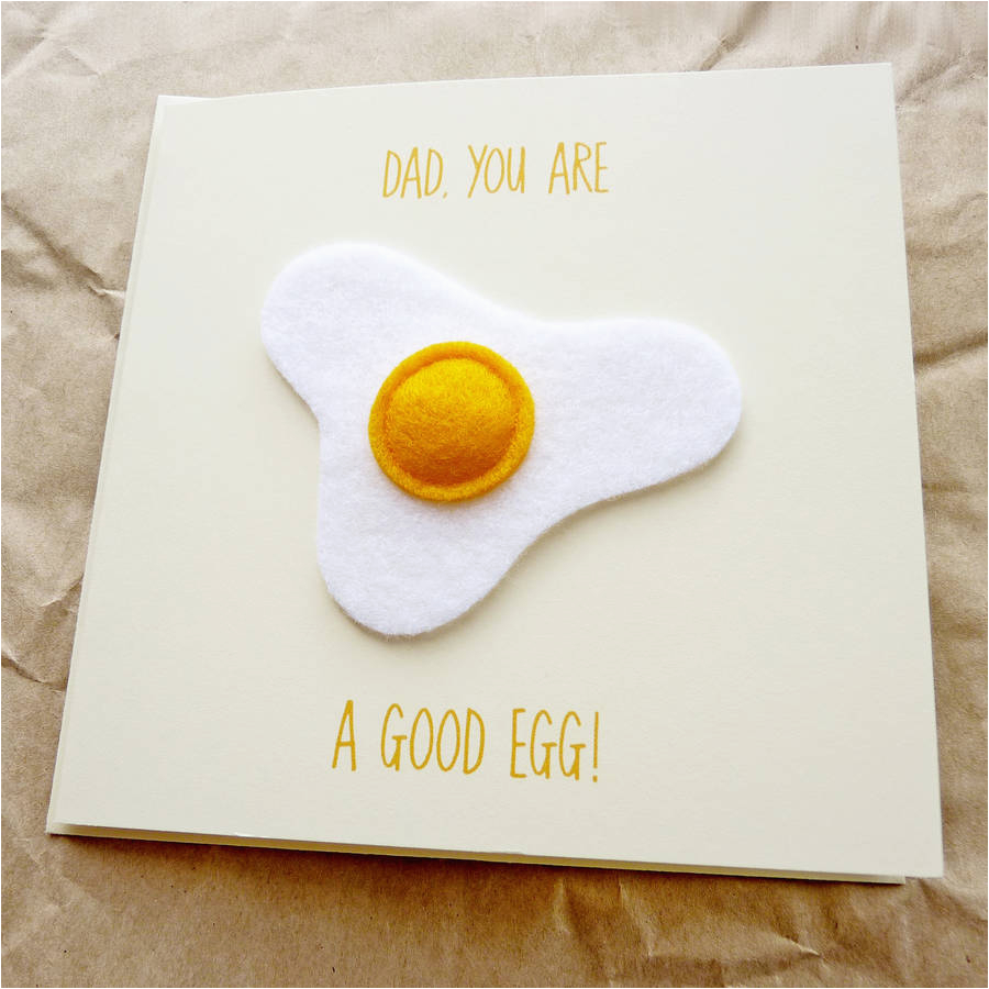 Good Birthday Cards for Dad Handmade 39 Dad You are A Good Egg 39 Birthday Card by Be