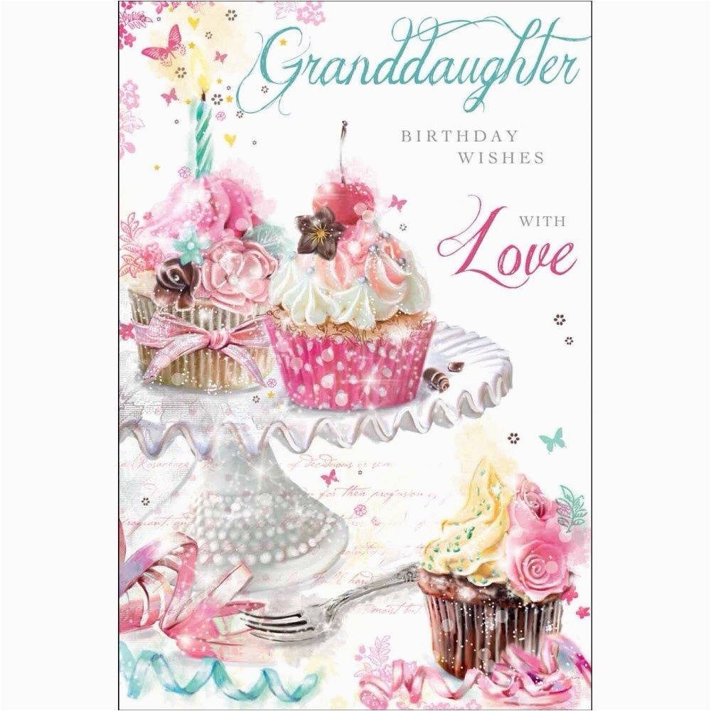 Granddaughter 1st Birthday Card Verses Granddaughter Birthday Wishes Card Beautiful Luxury Card