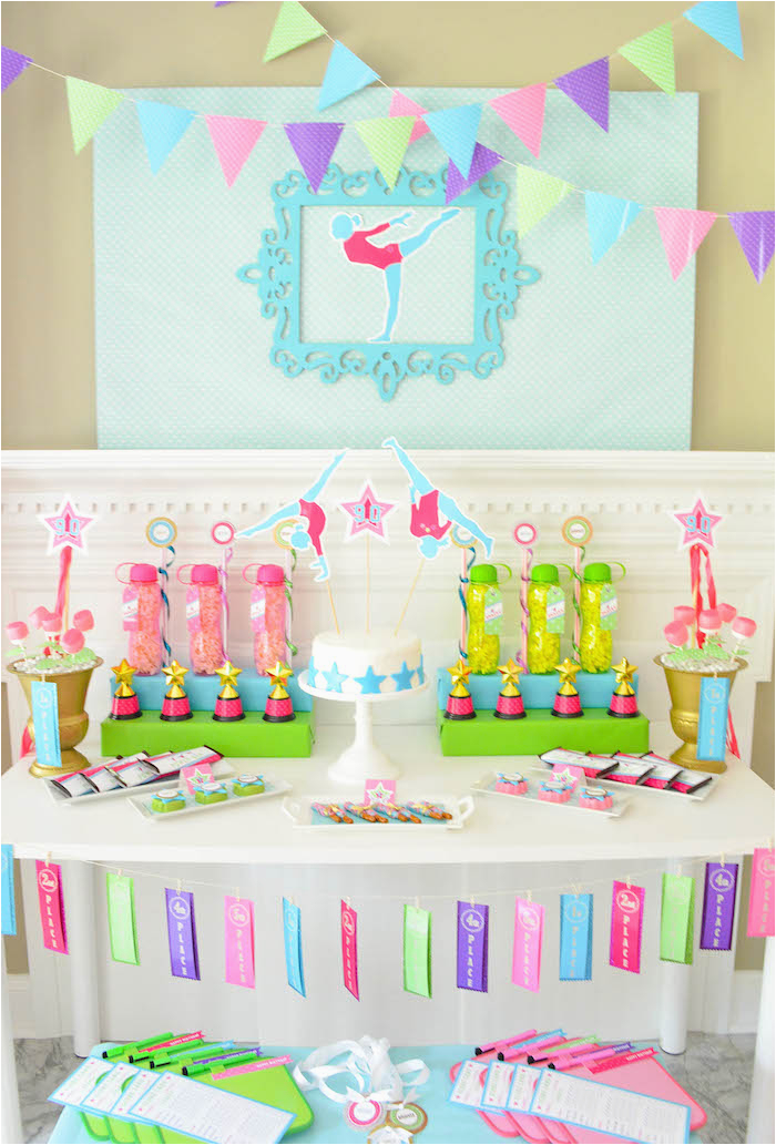 Gymnastics Birthday Party Decorations Kara 39 S Party Ideas Gymnastics Birthday Party Gymnastics Birthday Party Decorations Kara 39 S Party Ideas Gymnastics Birthday Party