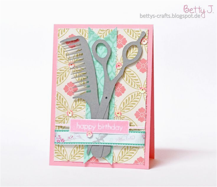 Hairdresser Birthday Card Diy Birthday Card for A Hairdresser with Simple Video